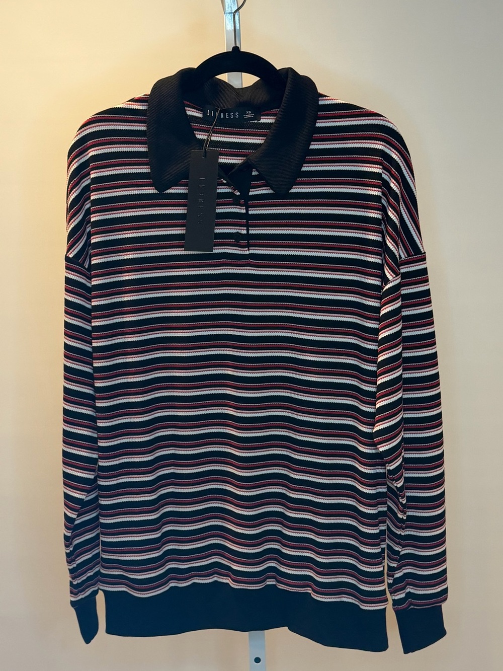 LIONESS Rugby Jersey in Onyx Multi NWT in XS - Picture 5 of 10